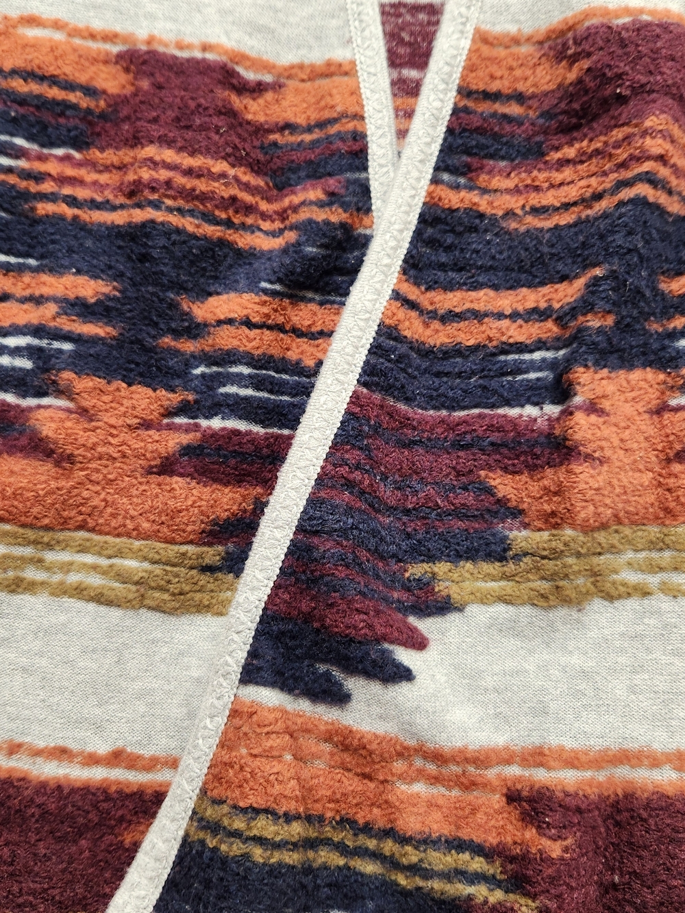 ⭐️ Lucky Brand Aztec Southwestern Fringe Cardigan - Size Small - Picture 3 of 9